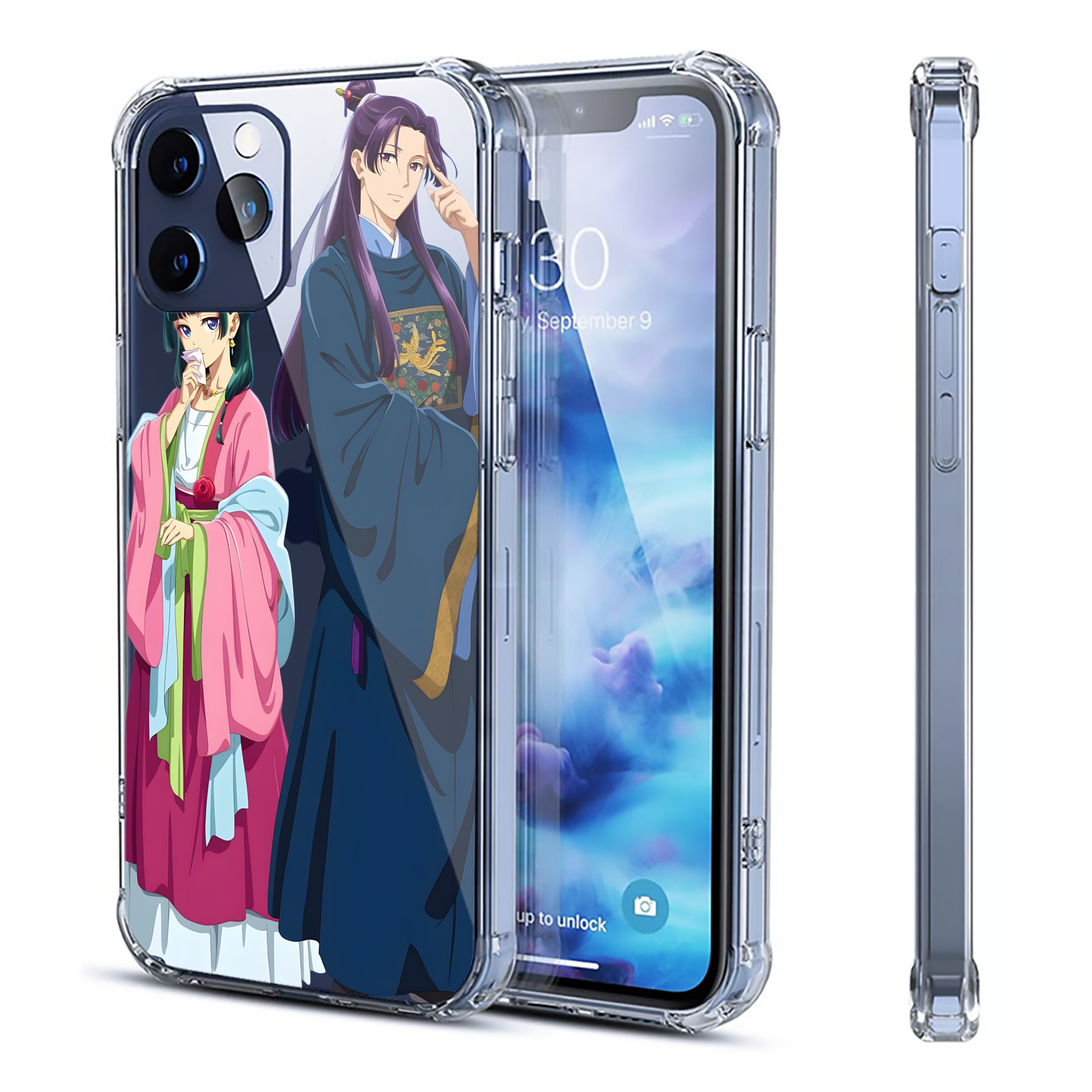 （画像用） 薬屋のひとりごと The Apothecary Diaries 【iPhone 12シリーズ対応】透明スマホケース（クリアソフトケース）